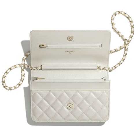 chanel white wallet on chain|chanel wallet on chain classic.